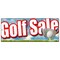 Signmission GOLF SALE BANNER SIGN golfing shop signs ball club pro bags golfer B-120 Golf - alternate 1